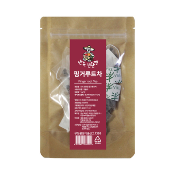 산속친환경 핑거루트차 삼각티백 겅강차 10T