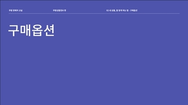 구매옵션